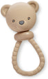 Itzy Ritzy Silicone Rattle Toy Soothing Teething Toy with Soft Jingle Sound & Easy-Grip