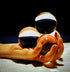 DSJUGGLING 4pcs Clear Acrylic Contact Juggling Ball Kits, Mini Transparent Practice Balls for Small Hands (4 x 50 mm)
