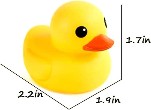 umbresen Yellow Rubber Ducks, Preschool Bath Toys for Baby Shower, Infants, Toddlers, Car Pool Float, Halloween Party