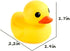 umbresen Yellow Rubber Ducks, Preschool Bath Toys for Baby Shower, Infants, Toddlers, Car Pool Float, Halloween Party
