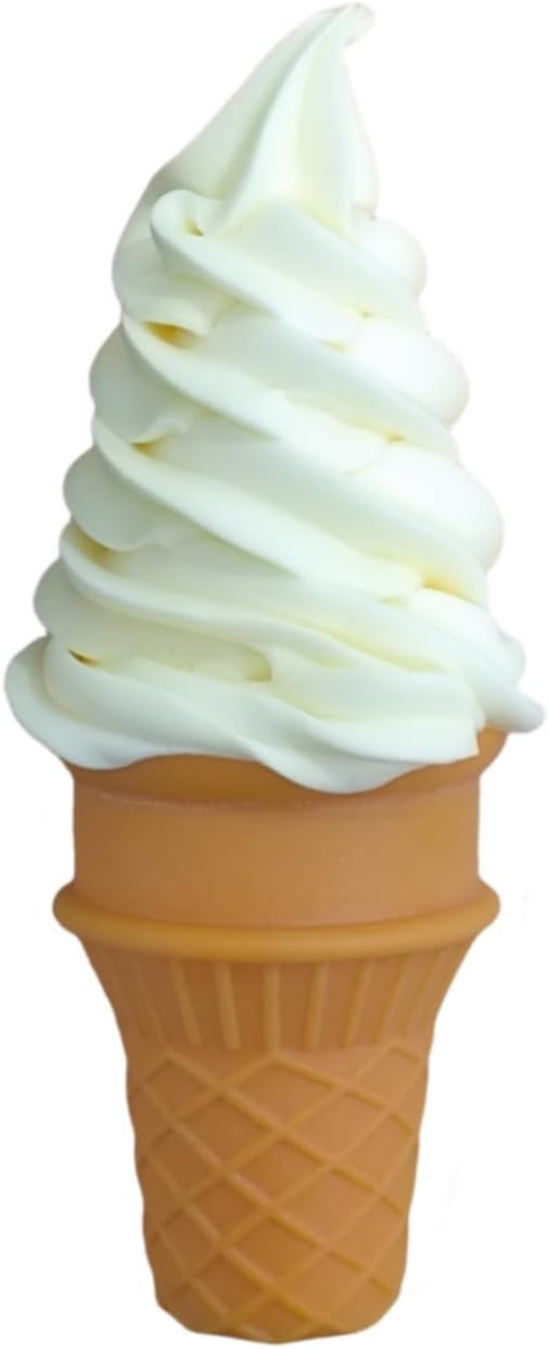 1 Pcs Simulated Ice Cream Artificial Lifelike White Ice Cream Fake Ice