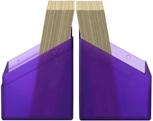 Ultimate Guard Boulder 80+ Deck Case for 80 Double-Sleeved TCG Cards - Amethyst, Secure Storage