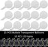 Yongxiang 10 PACKS LED Bobo Balloons,Transparent LED Light Up Balloons,Helium Style Glow Bubble Balloons with String