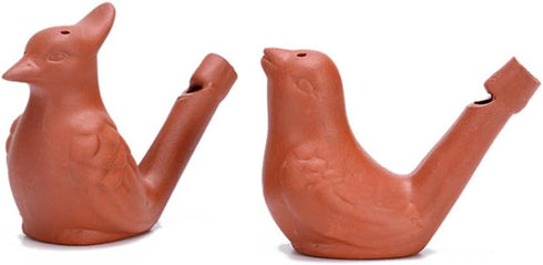 KVMORZE 2Pcs Bird Water Whistles, Funny Ceramic Water Whistles, Warbler BirdWhistles Noise Makers,