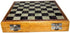 StonKraft 8" X 8" Chess Board with Wooden Base & Stone Inlaid Game Set