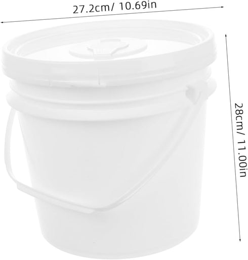 Zerodeko Refillable Wipes Dispenser Bucket Flushable Adult Bathroom Wipes Holder Handles Bucket for Car Tissue Box