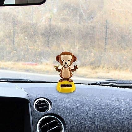 Cute Monkey Solar Power Dancing Figure - Car Dashboard Desktop Decor for Kids Teens, Solar Power Kits