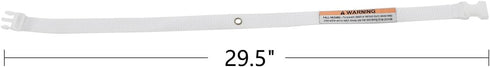 White Elastic Safety Strap for Changing Pad by AFG Baby Furniture