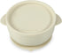 PandaEar 3 Pack Baby Bowls with Suction, Leak-Proof Silicone Food Bowl with Lids, Pink Rose Linen