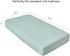 Muslin Crib Sheets for Baby Boys Girls, Neutral Fitted Mattress Sheet for Standard Crib Toddler 28” x 52” (Sage Green)