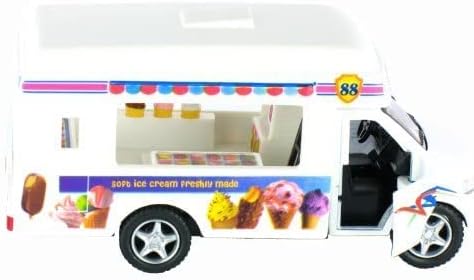 Pullback Action Ice Cream Vending Truck Toy