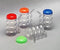 Arrow Plastic 14 oz. Sip A Mug - Clear (Cap Color May Vary), Pack of 3