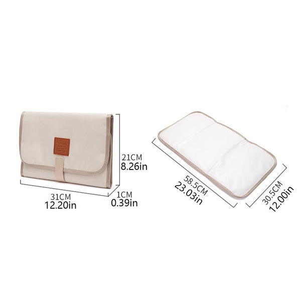 MHADBKH Portable Foldable Baby Diaper Changing Pad Infant Nappy Changer Pad Travel Shower Newborns Infants Diaper