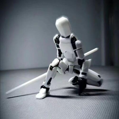 Feetcant 13 Figure,2026 13 Figures,3D Boys(White-1pc) Titan Action New Lucky Robot Action Printed Action Figures