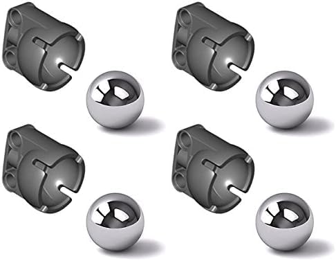 LME 3 Technical EV3 Set - 4 Sets, 8 Pieces, Pivot Ball and Caster for Kids Robotics