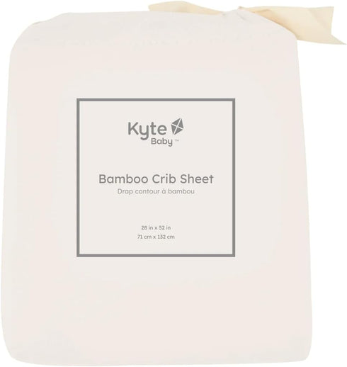 Kyte Baby Ultra-Gentle Oat Crib Sheet - Standard Fitted Size