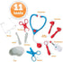 Kidoozie My First Doctor's Kit - 12 Piece Pretend Play Toy with Carrying Case for Toddlers Ages 3 and Up