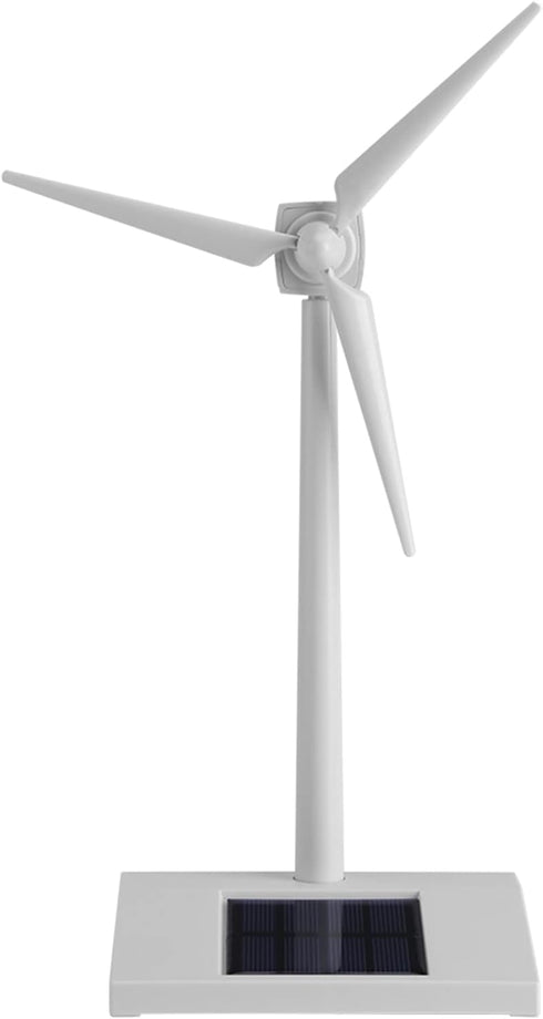 Wind Mill Toy, 14x9x26cm White Solar Wind Toy for Kids, Decorative Item or Teaching Tool
