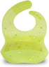 PAPERCLIP Color-Changing Adjustable Silicone Baby Bib - BPA Free, Waterproof, Dishwasher Safe, Aurora Green