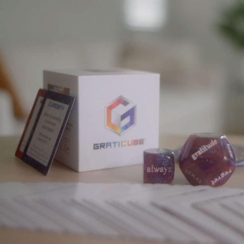 Gratitude Card Game with Time & Space Dice - Unlock Deeper Connection Today