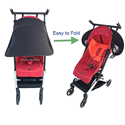 50+UPF Sunshade Extension for GB Pockit+ All City, UV Protect Baby Stroller Summer Accessories, SUN002