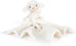 Jellycat Bashful Lamb Soother, 13.5 inches - Security Blanket & Lovey for Babies