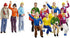 Carrera Race Spectators - Set of 15 Detailed Fans - 1:32 Scale Figures for Realistic Slot Car Track Scenery