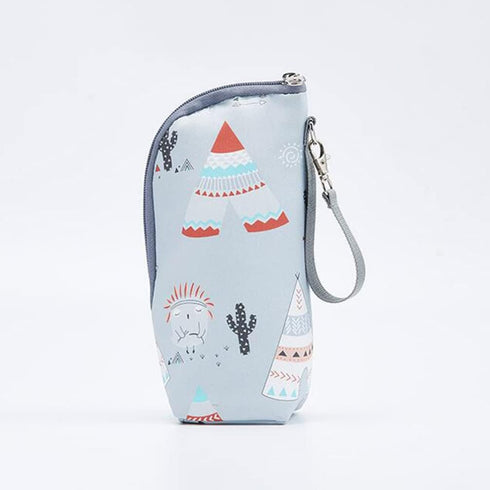 Kisangel Infant Bottle Warmer - Portable Milk Bottle Bag, Insulated, Keeps Warm, Carrying Sleeve Pouch for Newborn