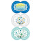 MAM Original Pacifier, Nipple Shape Helps Promote Healthy Oral Development, 3 Pack,