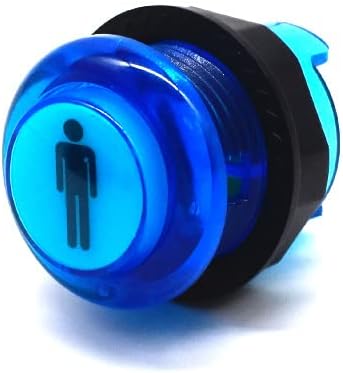6 Pcs/Lot 28mm Arcade LED Push Buttons, Illuminated Player 1P 2P Coin Start Select for Arcade Machine