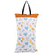 Large Hanging Wet/Dry Pail Bag for Cloth Diaper,Inserts,Nappy, Laundry with Two Zippered