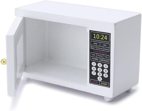 1:12 Miniature Microwave Dollhouse Accessories Oven Mini Kitchen Furniture Appliance Mini House Decoration Model Decor
