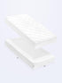 2-Pack 28"x52" 14", SLEEP ZONE Waterproof Crib Mattress Protector Pad - Quilted, Fitted Baby Mattress Cover - Soft