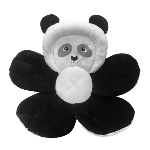 Healeved Bath Mat Comfortable Cartoon Panda Shaped Cushion for Newborns Non-Slip Design
