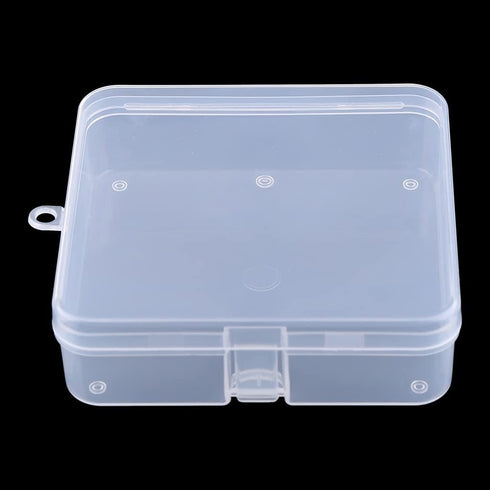 Saccgt Portable Baby Infant Teether for Case ansparent Holder Pacifier Chain Storage Box Newborn Outdoor avel Clear