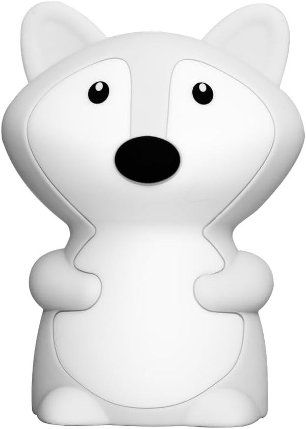 Lumipets Junior Fox Night Light, Soft Silicone Material, 8 Soothing Colors, Cordless,