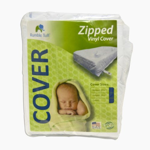 Rumble Tuff Zipped Vinyl Replacement Cover, Compact Size, Waterproof Changing Pad Cover