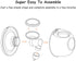 Gowing S12 Wearable Breast Pump Accessories Replacement Parts Duckbill Valve Compatible with kmaier TSRETE Model Breast