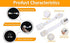 6 Pack Vmaisi Multi-Use Adhesive Straps - Childproofing Cabinet Latches for Drawers, Fridge, Toilet Seat (White)