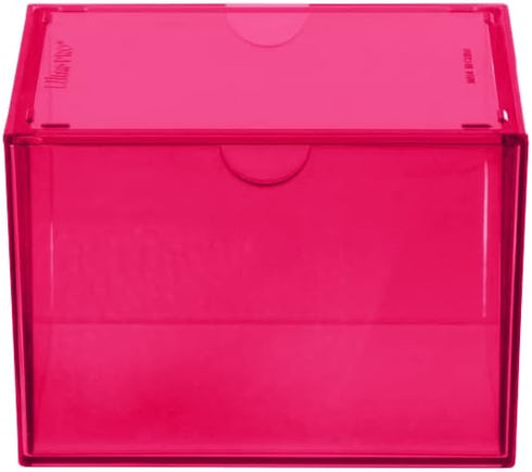 Ultra Pro Eclipse 2-Piece Deck Box: Hot Pink for Pokemon, MTG, Baseball, Basketball, Football Card Storage