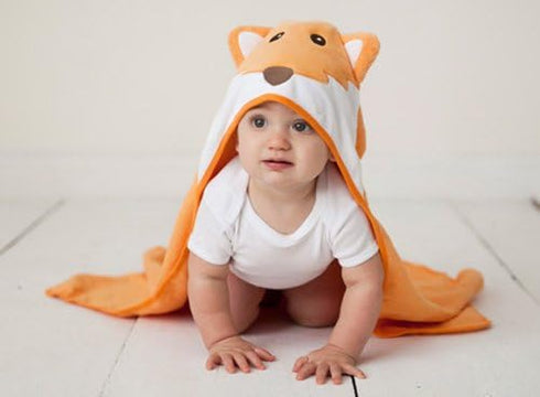 Luvable Friends Baby Hooded Towel - Adorable Duck Design