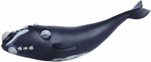 Gemini&Genius Right Whale Action Figure, Soft Rubber Ocean Shark Toy, Great for Kids Bath and Beach