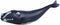 Gemini&Genius Right Whale Action Figure, Soft Rubber Ocean Shark Toy, Great for Kids Bath and Beach