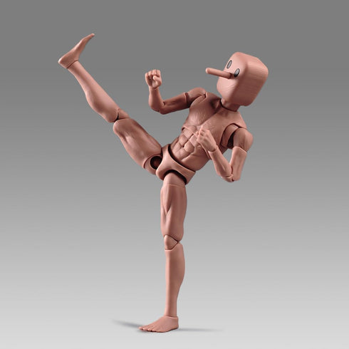SOUFORCE 1/12 6in NT-02W Scale Wide Shoulder Male Action Figure Flexible Notaman Square Head Male Figure Body Doll