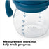 OXO Tot Transitions Soft Spout Sippy Cup with Removable Handles, Navy, 6 Ounce
