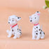 Dollhouse Family Set, Mini Animal Figures for 1:12 1:6 Scale Doll House, 6 Mini Plastic Dalmatians