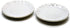 10 x 30 mm (3.0 cm) White Miniature Scallop Plate Dish for Dollhouse