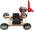 Wooden Science Experiment Kit - Monoplane Electric Aerodynamic Car for Educational DIY Research