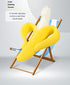 Banana Teether, Soothing Pain Relief Soft Silicone Train Baby Toothbrush, Teething Toys for Babies, Toddlers, Infants