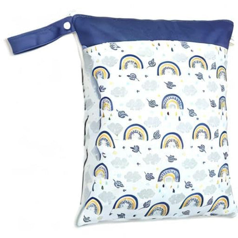 KKTAPOS 3pcs/setNight Wet Dry Bags for Baby Cloth Diapers - Waterproof Reusable Washable Travel Bags, Gym Bag, Pool